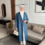 TRENCH COAT TURQUOISE