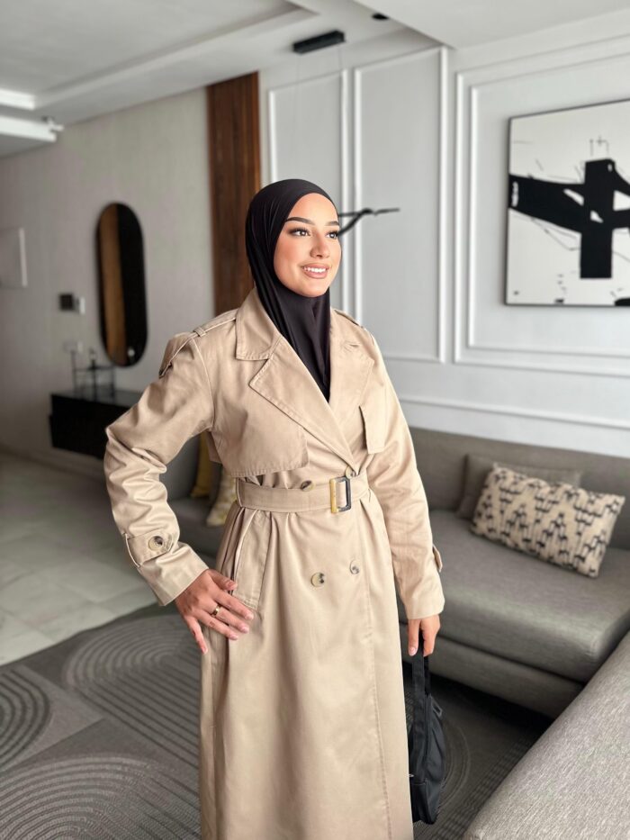 Trench coat beige - Image 4