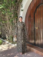 ROBE PLISSÉ VERT – Image 2