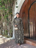 ROBE PLISSÉ VERT – Image 3