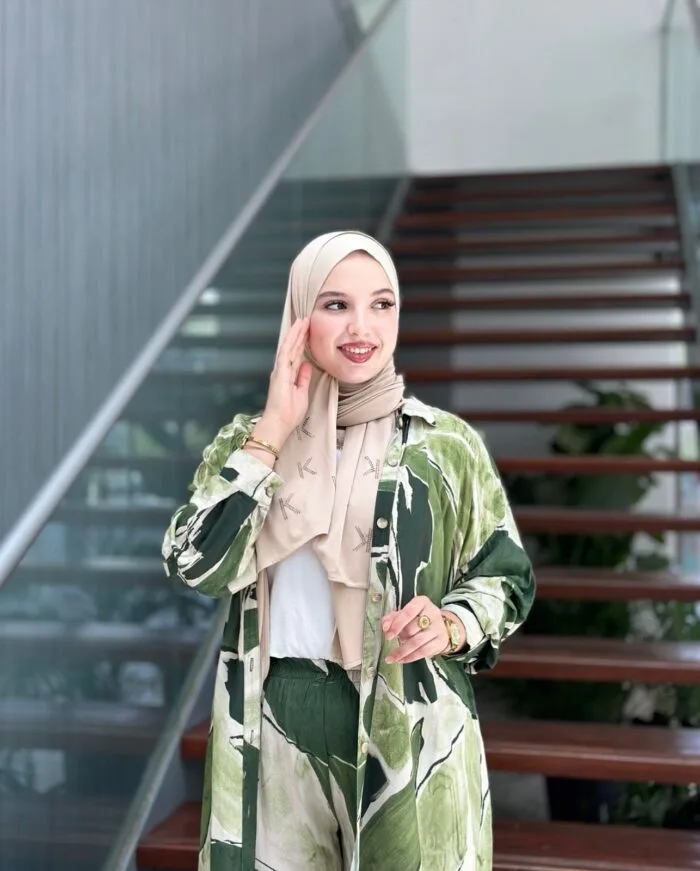ENSEMBLE VERT OLIVE - Image 2
