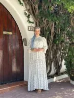 ROBE BLANCHE IMPRIMÉ - Image 2
