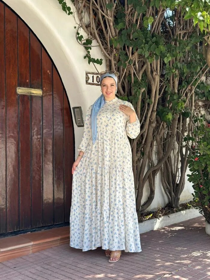 ROBE BLANCHE IMPRIMÉ - Image 3