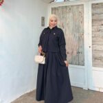 ENSEMBLE/JUPE BLEU MARINE