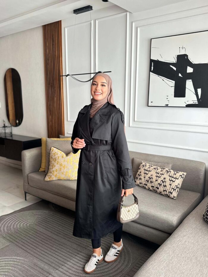 Trench coat Noir - Image 4
