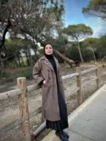 Manteau Cachemire Marron - Image 2
