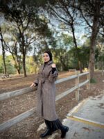 Manteau Cachemire Marron – Image 4