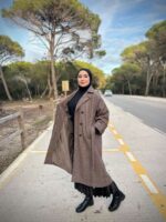 Manteau Cachemire Marron – Image 3