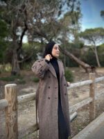 Manteau Cachemire Marron