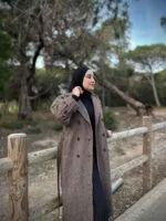 Manteau Cachemire Marron
