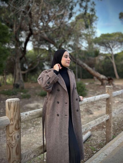 Manteau Cachemire Marron